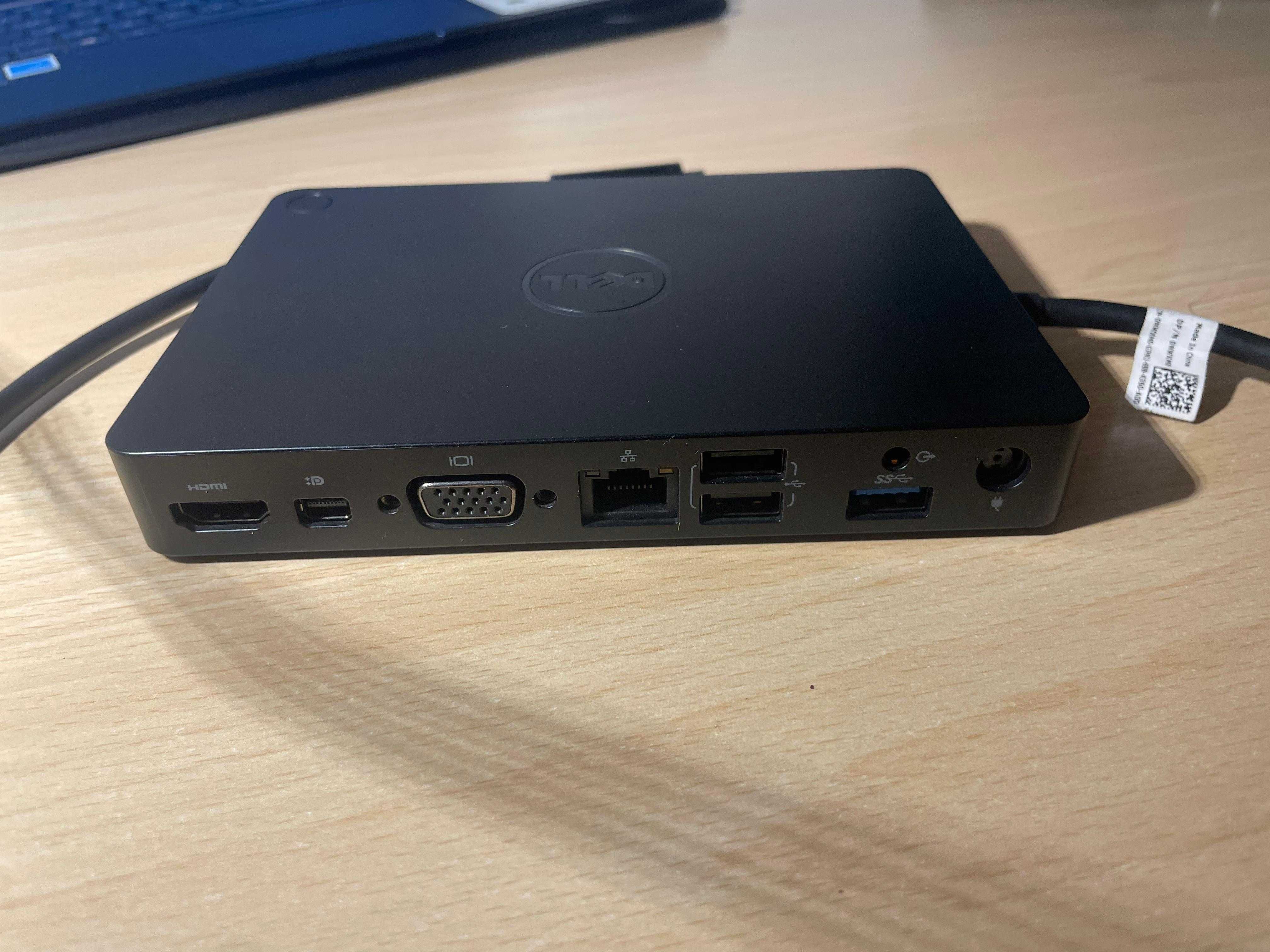 Dell WD15 Dock USB-C – HDMI + MiniDP + LAN – Funcțional, Compact