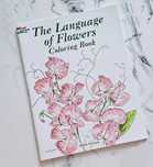Carte de colorat "The language of flowers" de John Green