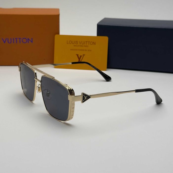Слънчеви очила Louis Vuitton Classic Gold Frame нови, унисекс, UV400