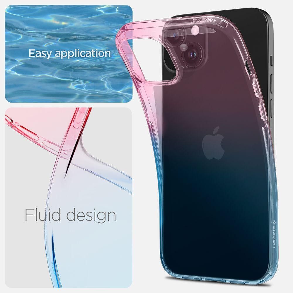 Калъф spigen liquid crystal за iphone 15 gradation pink