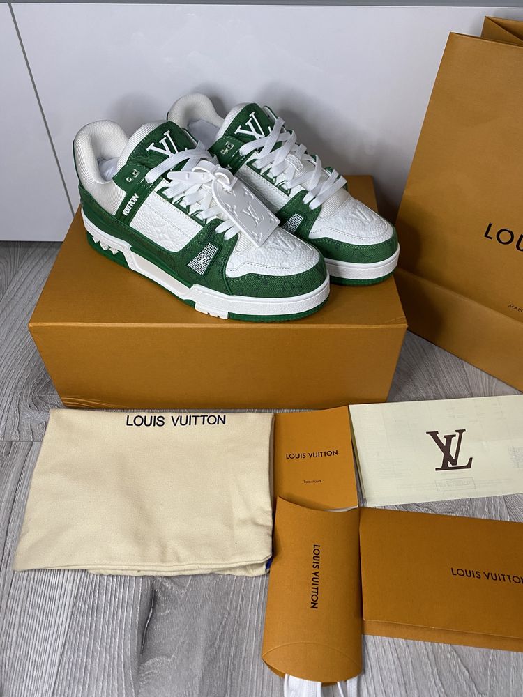 Adidasi Louis Vuitton Full BOX piele naturala 100%