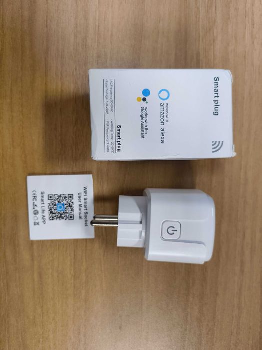 Смарт Контакт Smart Plug WiFi  Google Home Alexa SmartLife 20A