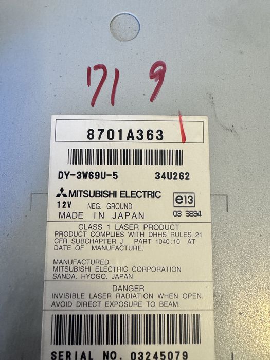 Radio cd peugeot 4007