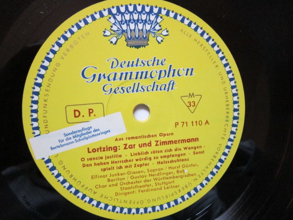 vinil rar Lortzing & Nicolai 1959 Aus Romantischen Opern