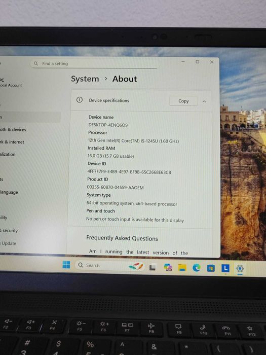 Lenovo ThinkPad L14 Gen 3 – i5-1245U, 16GB RAM, 256GB SSD
