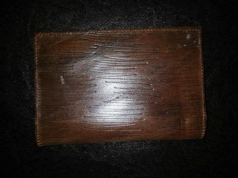 Portofel barbatesc  piele naturala, mode 3D stantat