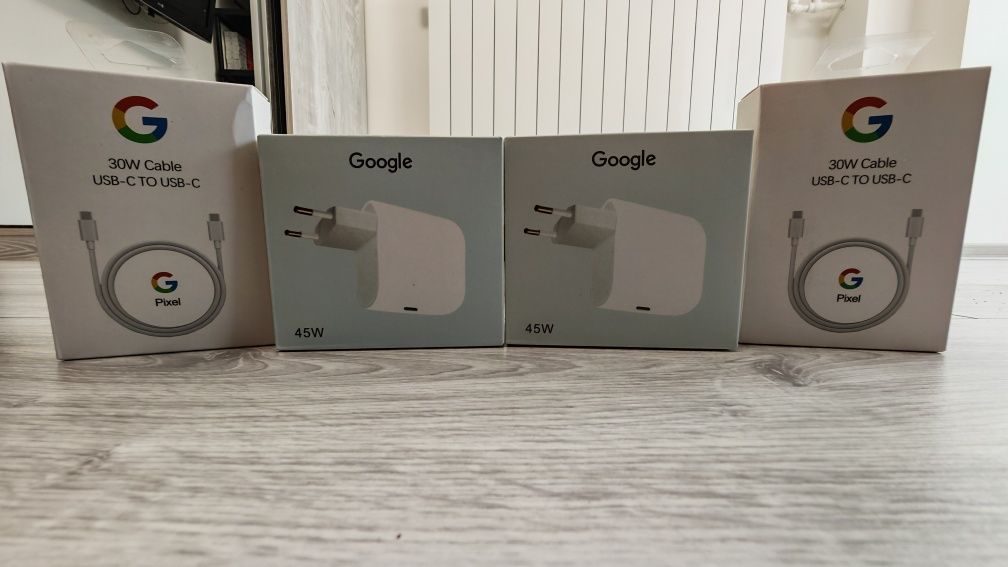 Încărcător Google 45w pixel 9, 8,7,6,inclusiv pentru seriile mai vechi