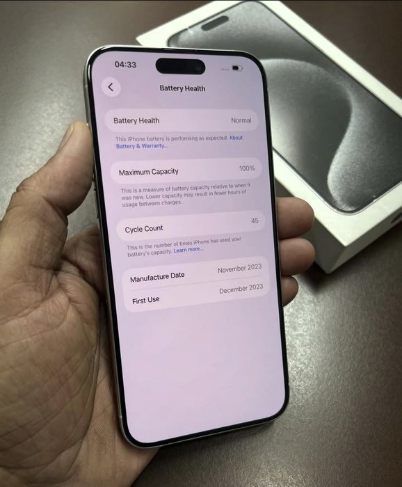 iPhone 15 Pro Max ideal 256GB