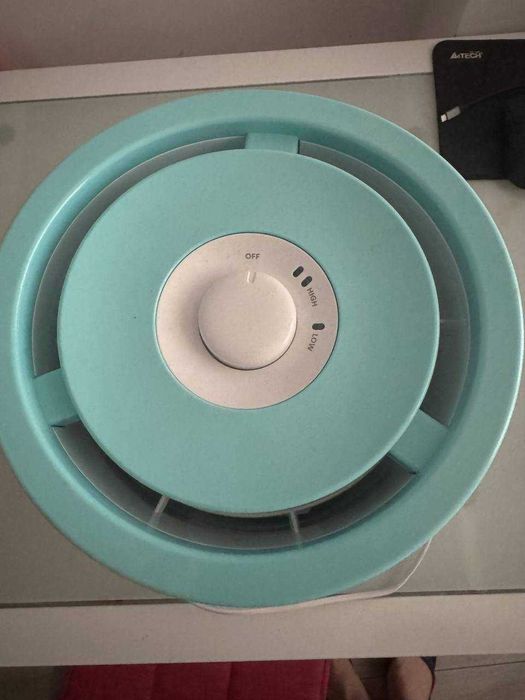 Umidificator PHILIPS HU4801-01, 2l, Tehnologie NanoCloud, alb-verde