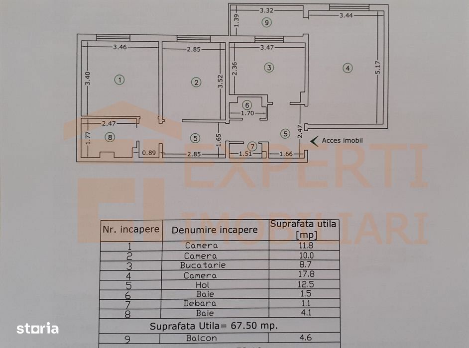 Apartament 3 camere situat in zona ICIL