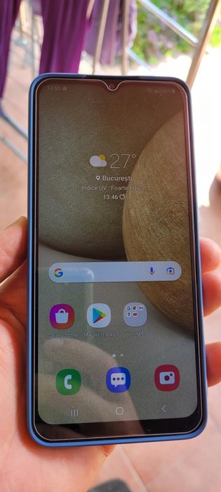 Samsung A12 Duos, 128GB, 4 gb RAM, baterie 5000 mAh, folie, husă,