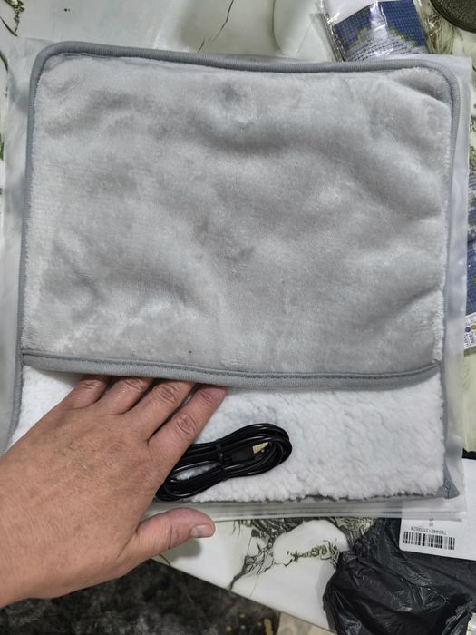 Электрический коврик грелка для ног