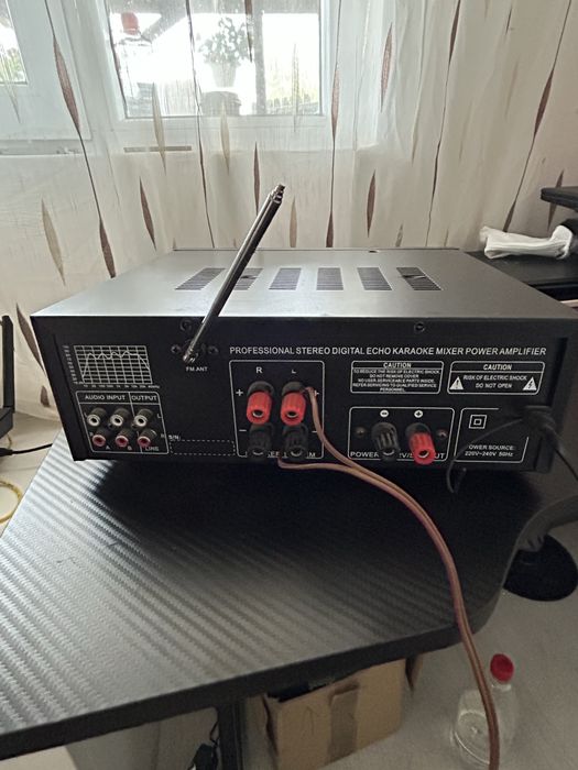 Amplificator/ statie | Bluetooth| fm| Stick| card| baterie 12V