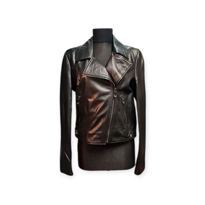 Агнешка лицева кожа – черна, произведена в Турция