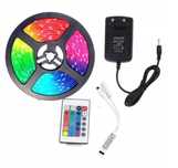 Kit banda led RGB 5050 pentru TV cu usb 5 m