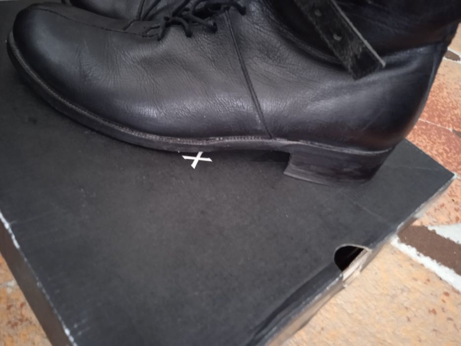 Ghete Italia totalmente din piele