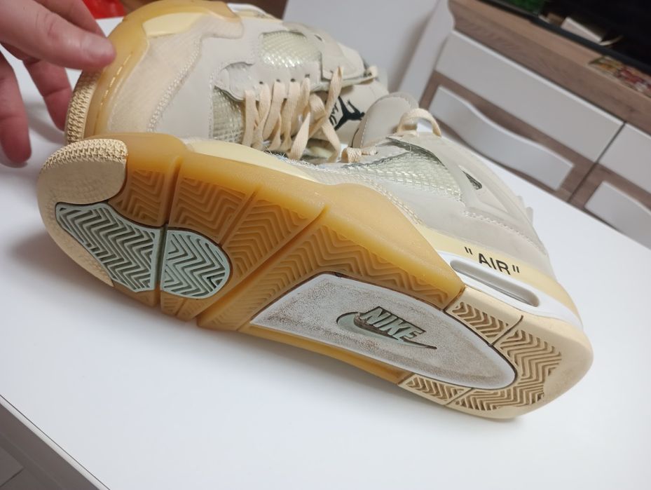 Jordan air retro 4 off white