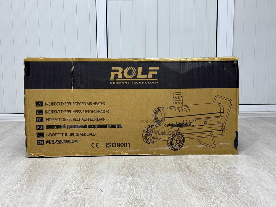 Дизельная тепловая пушка ROLF TOP-1030, мощность 30 кВт, 50 л