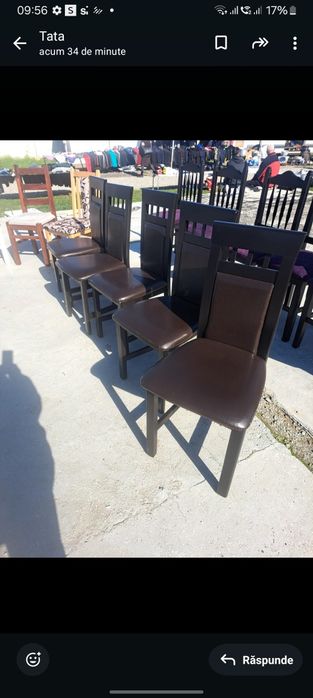 Scaune si mese producător,schimb cu cereale