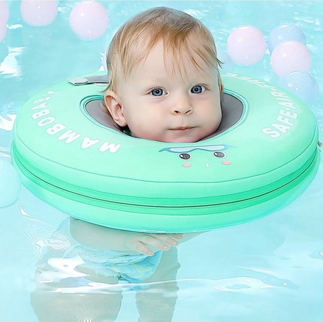 Балончик круг для шеи плавания гидрованна mambobaby baby spa