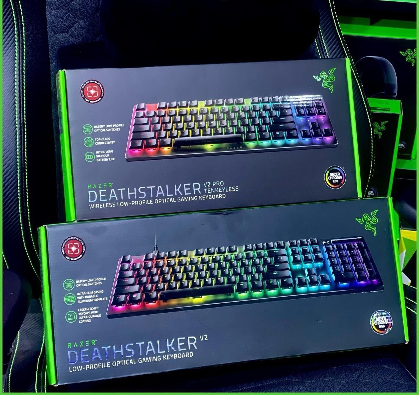 СКИДКА! RAZER DeathStalker V2 PRO TKL Механическая Клавиатура