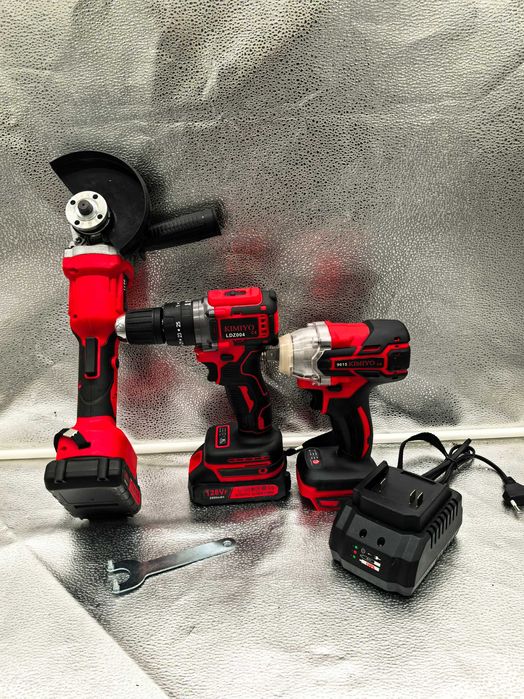 Set Scule Santier 2x128V Flex Cheie Impact Autofiletanta Kymyio