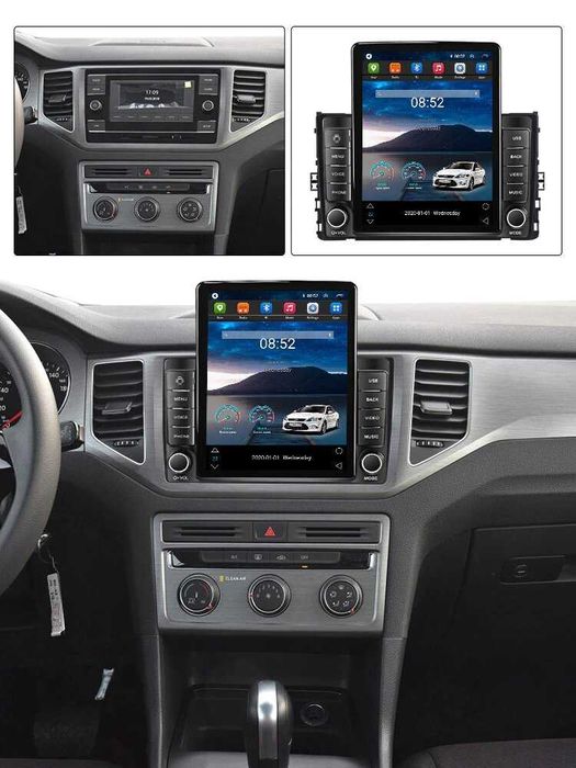 Navigatie VW Golf Jetta Tiguan Passat Seat Skoda dupa 2018 TESLA 9.7 "