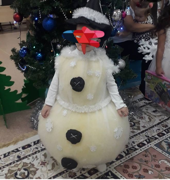 Снеговик костюм на новый год