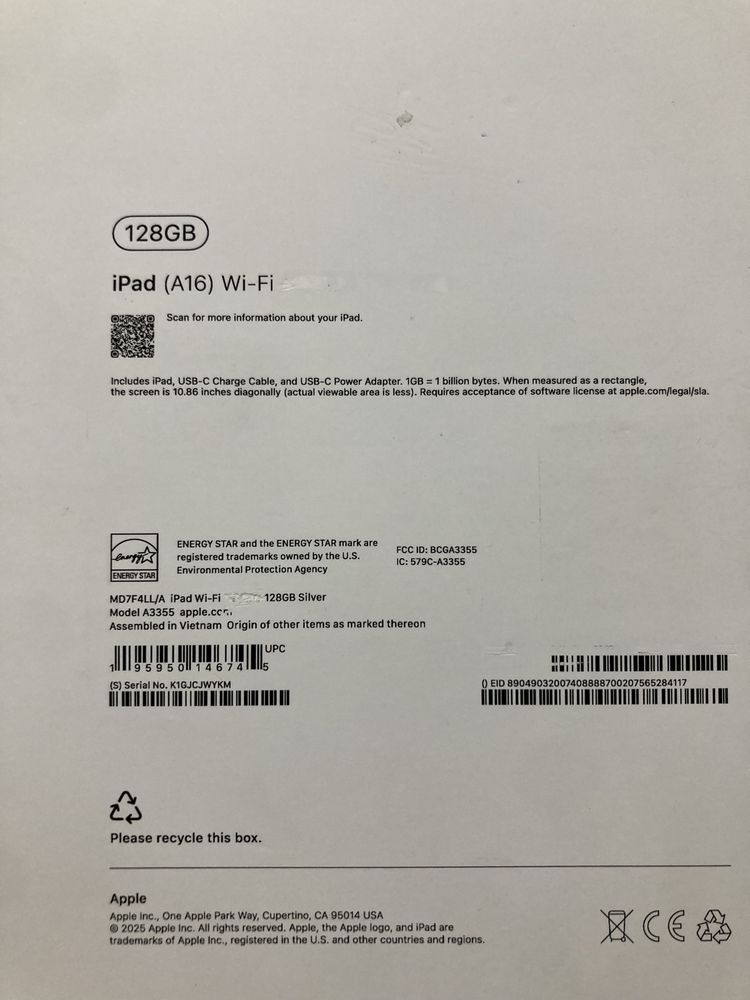 Ipad 11 (A16) Айпад 11