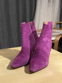 Botine piele intoarsa