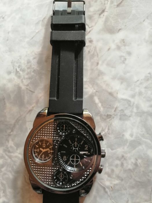 Ceasuri mana New Yorker, quartz, curea piele sintetica/silicon, ca noi