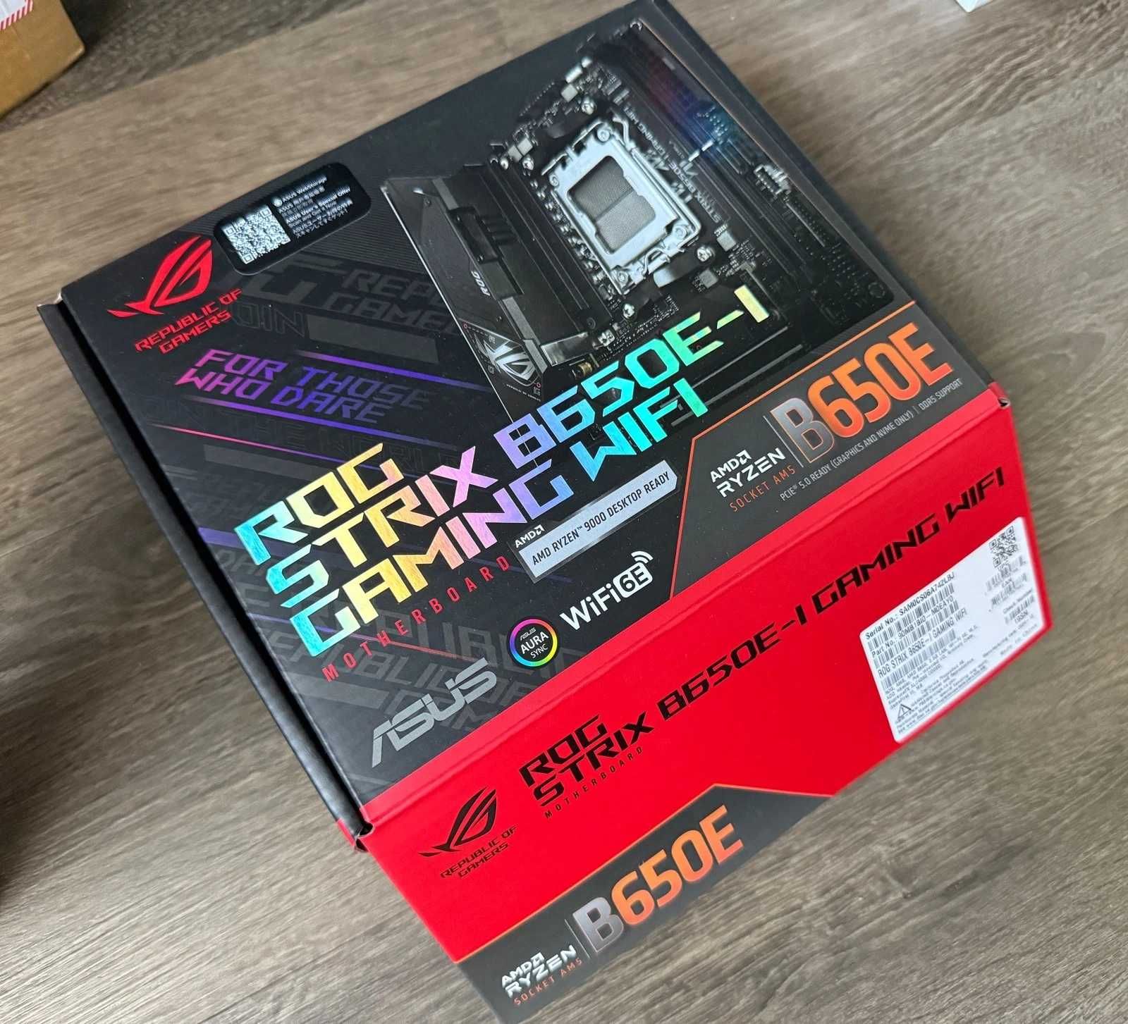 Дънна платка ASUS ROG Strix B650E-I Gaming Wi-Fi AM5 Mini-ITX