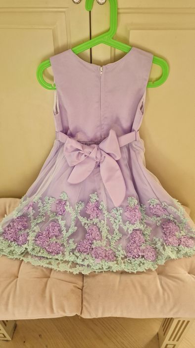 Рокля с подклад памук 100% ръст 110 см