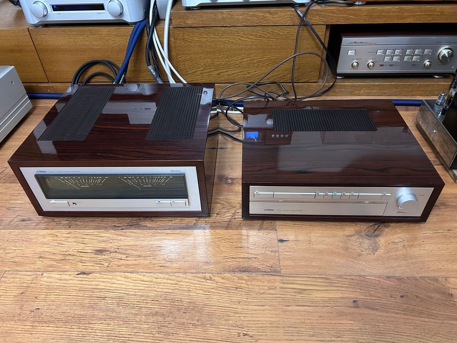 Set Victor/JVC M-L10+P-L10 Power&Pre Amplificator High-End