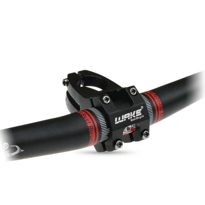 Pipa ghidon scurta bicicleta MTB 31.8 WAKE neagra