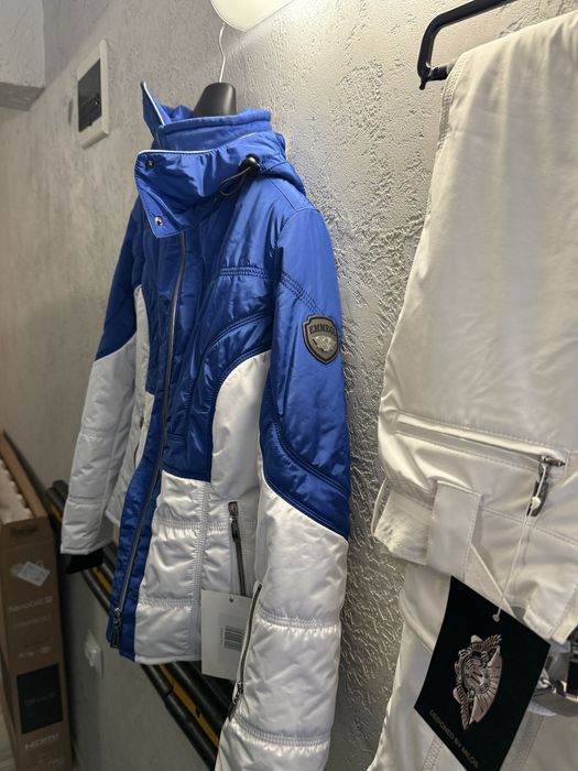 EMEGGI Ски облекло/ грейка Бели панталони и Синьо бяло яке