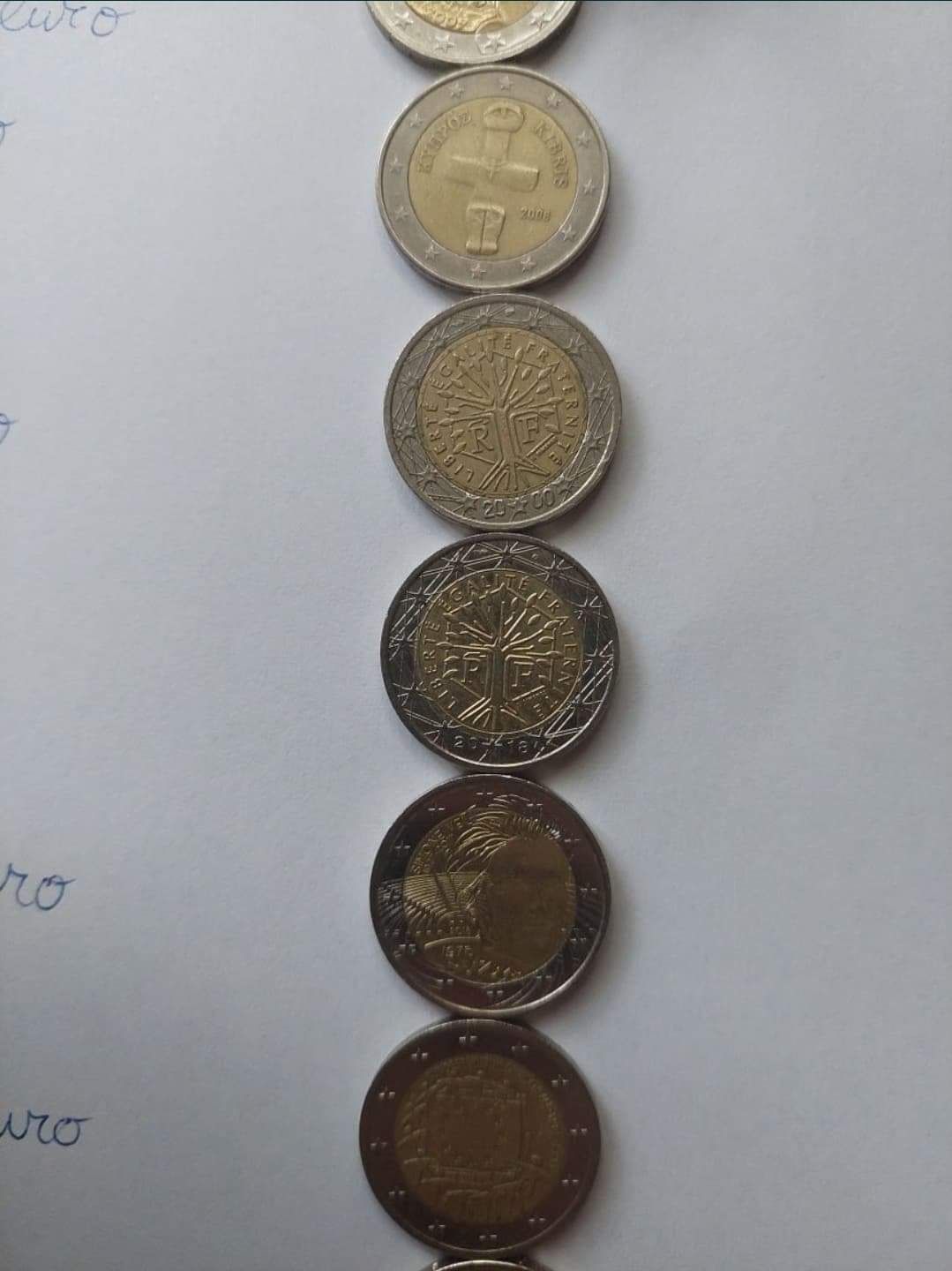 Monede 2 euro vând