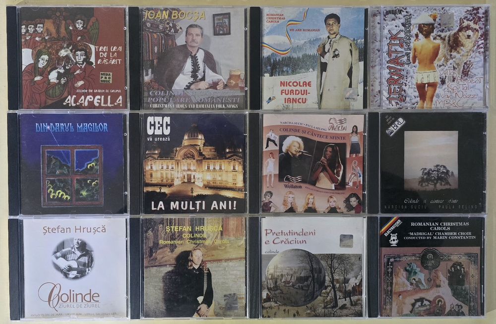 Cd uri  Colinde Din darul magilor,Bocșa,Hrusca,Gyuri pascu...