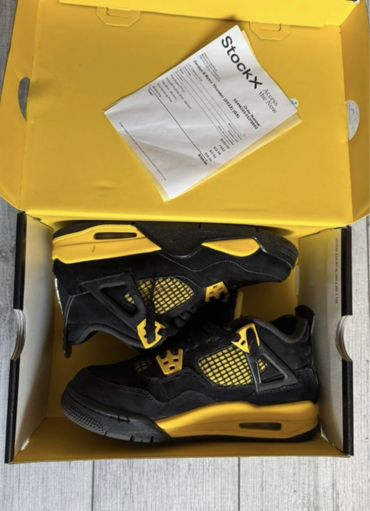 Jordan 4  Yellow Thunder