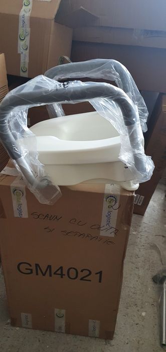 Înălțător wc 13 cm cu mânere sustinere