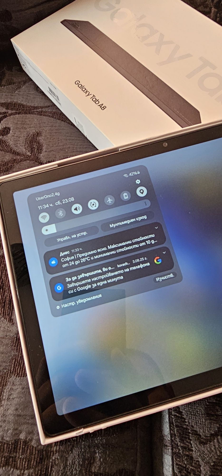 Samsung Galaxy tab a8 3 gb