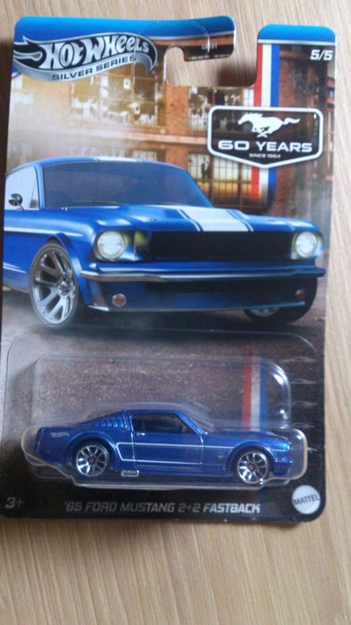 Hot Wheels Silver Series Mustang 60 Year Anniversary set Форд Мустанг
