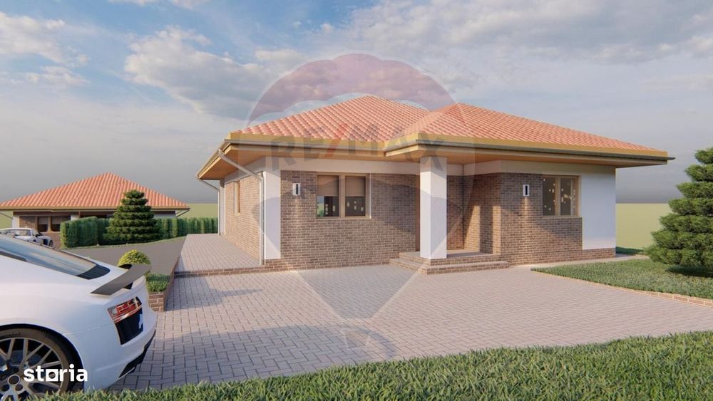 DE VÂNZARE – Casă modernă pe un singur nivel, Tăuții de Sus