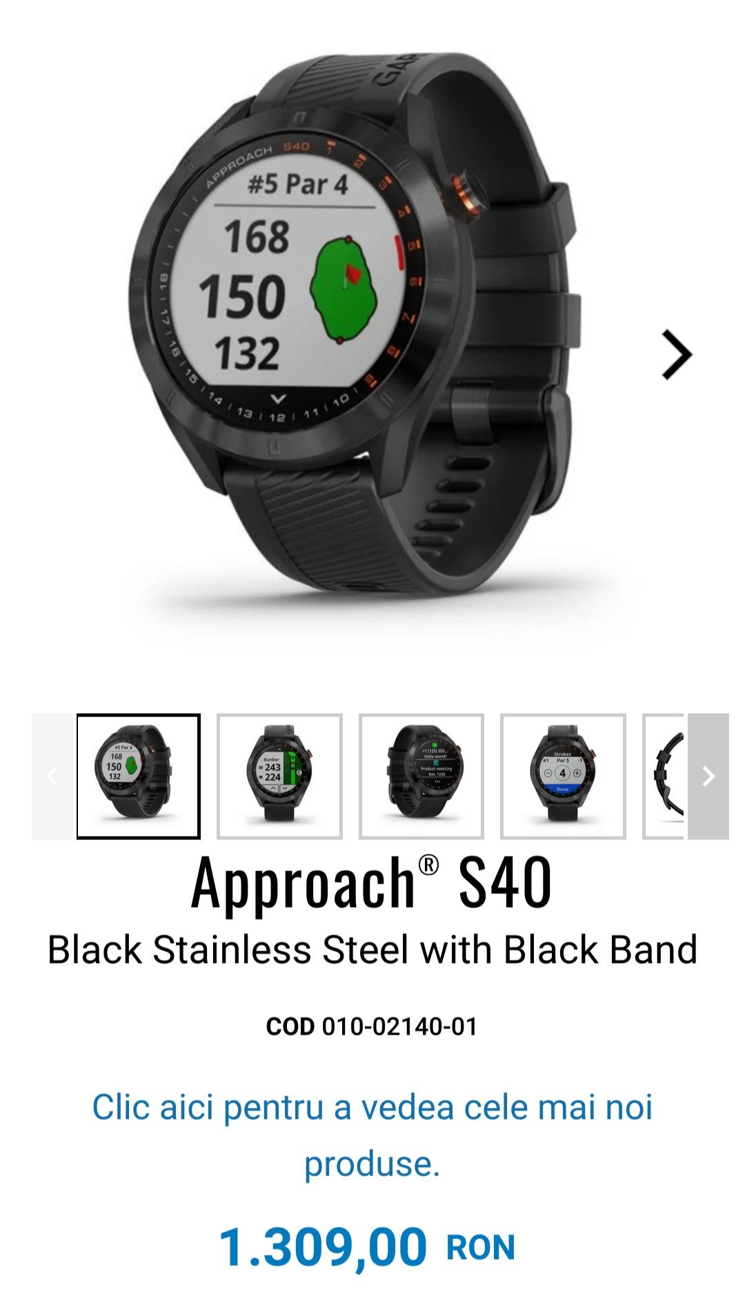 Smartwatch Garmin Approach® S40