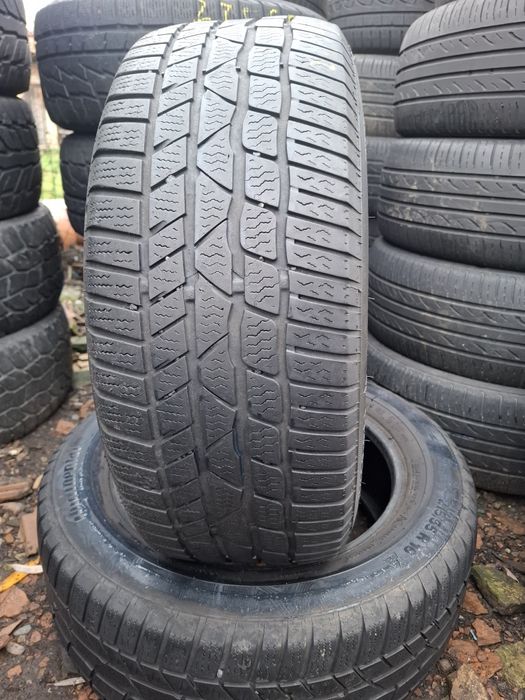 Vand 2 anvelope 215 55 16 continental de iarna bune