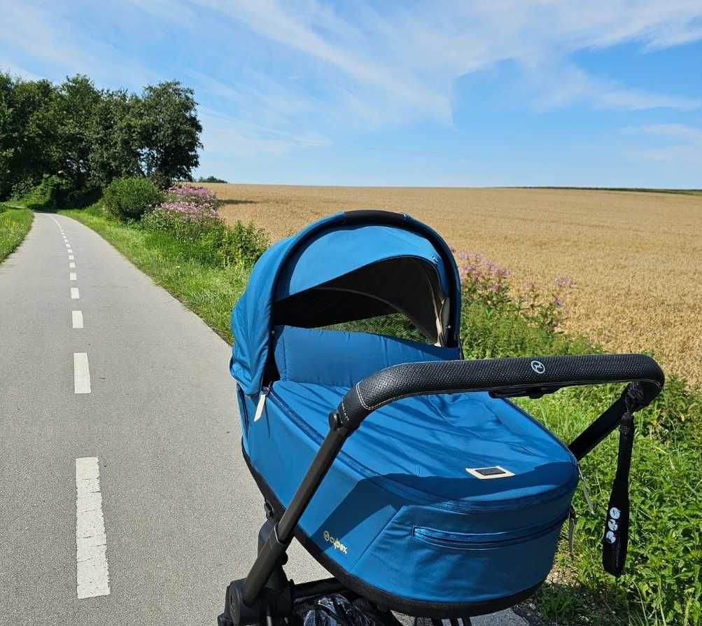 Кош за новородено Cybex Priam /e-Priam Lux Mountain Blue