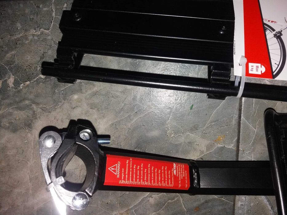 Portbagaj bicicleta aluminiu prindere suport sa sau ghidon 49cm-12cm