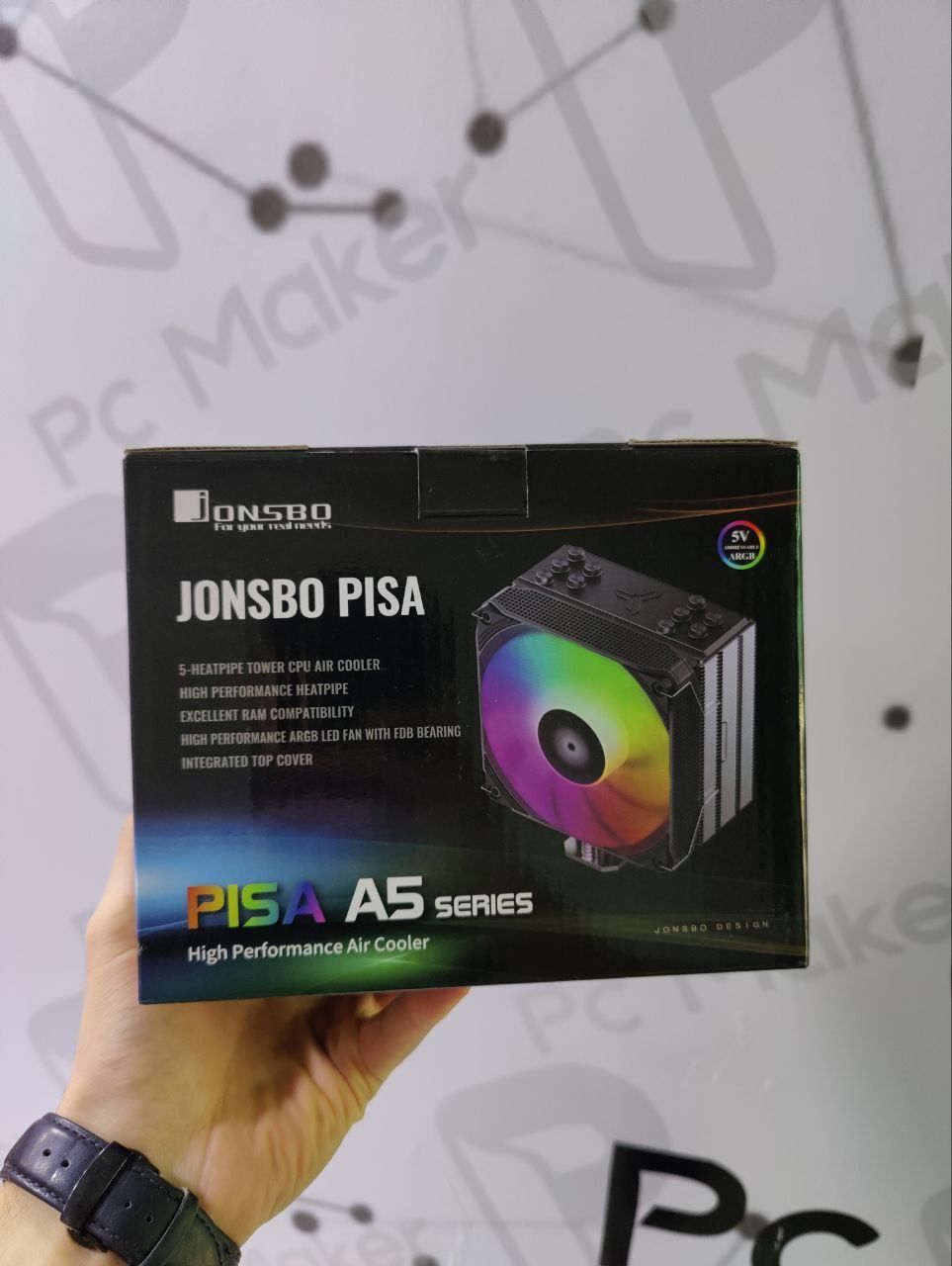 Новый кулер ARGB 5 трубок