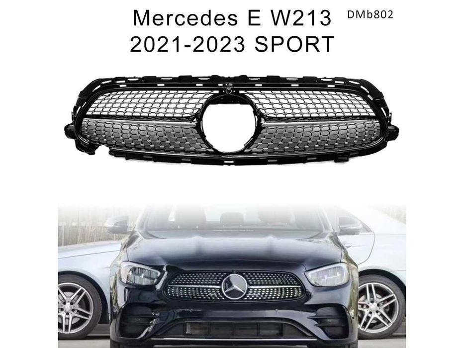 Grila frontală diamant pentru Mercedes E W213 (2021-2023) Sport