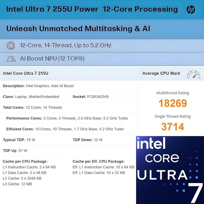 HP Elitebook 6 G1i 16 2025 SIGILAT Intel Ultra 7 255U  16DDR5 512SSD